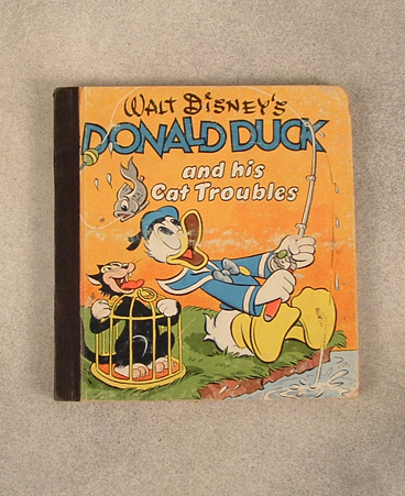 1948 Donald Duck and his Cat Troubles from Whitman Publishing and Walt Disney Productions, board cover $50.00