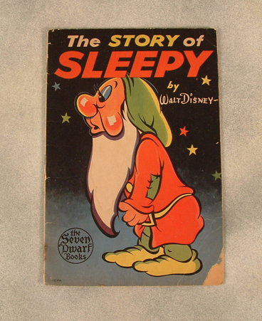 1938 The Story of Sleepy from Whitman Publishing and Walt Disney Entertainment, soft cover $20.00