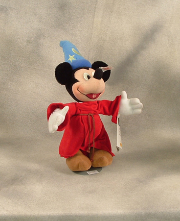 Steiff Mickey Sorcerer from Fantasia 2000 set limited to one year production. Sequentially numbered. $500.00