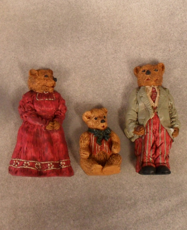 June McKenna Father, Mother and Baby Bear $180.00