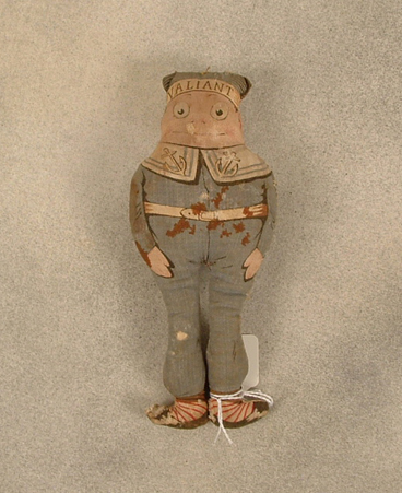 8" Sailor 1890s Brownie cloth doll $85.00