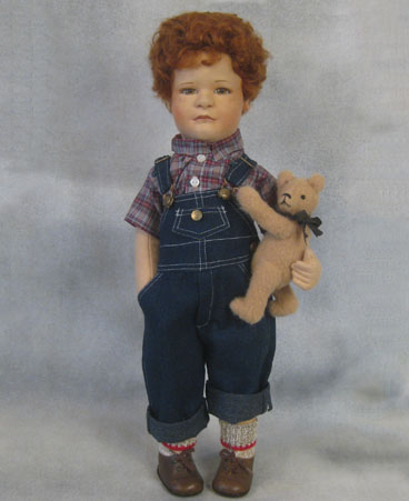 1987 R John Wright's 18" Patrick & His Bear limited edition of 250 $450.00