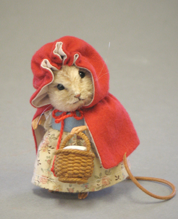 R John Wright's Red Riding Hood from the Fairy Tale Mice Collection $375.00