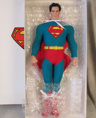 Robert Tonner's porcelain limited edition (87/500) 19.5" Superman from 1997. $1500.00 with Lois Lane