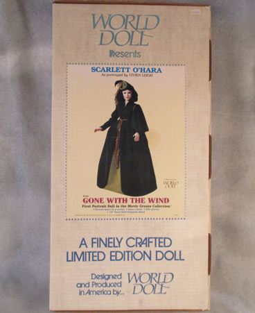 18" World Dolls Scarlet $110.00 18" World Dolls Rhett $150.00