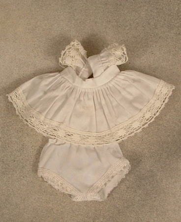 Ginny White sundress with lace and matching panties $12.00