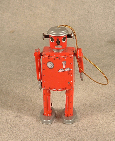 2.5" Tin Robot ornament $10.00