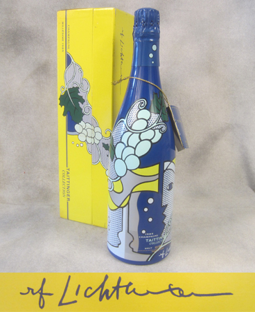 Lichtenstein Champagne bottle