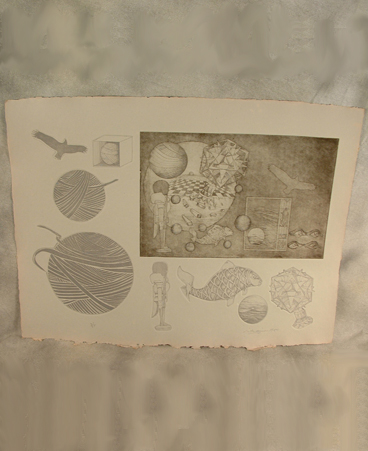 Rita Simon etching and engraving