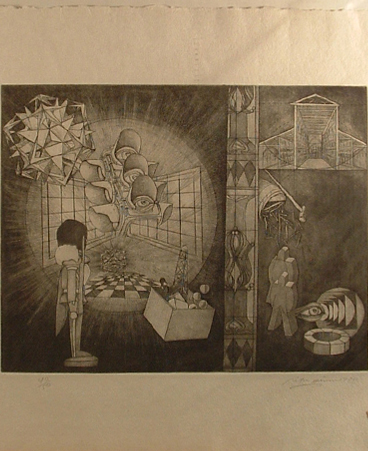 Rita Simon etching and engraving
