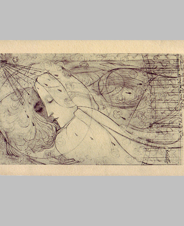 Jan Toorop litho postcard