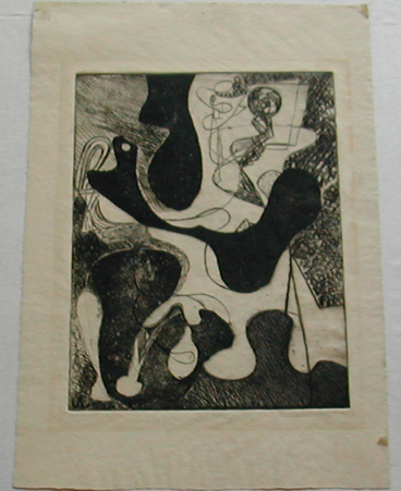 Pennerton West's 'Mirage' etching/engraving
