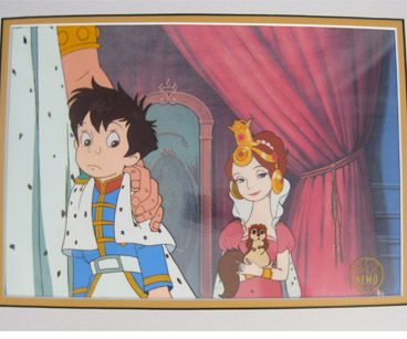Prince with Princess holding Icarus the squirrel