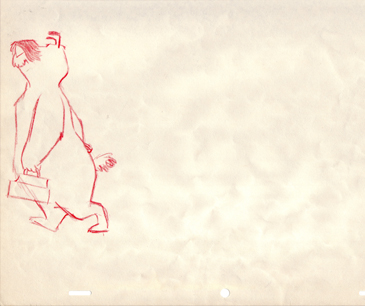 Sam Sheepdog drawing