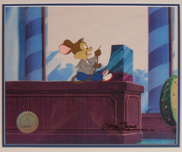 Production cel from Stay Tuned