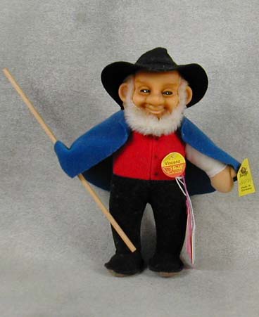 Vincenz the Shepherd doll with vinyl face