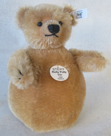 Tan bear with rolly polly cottom