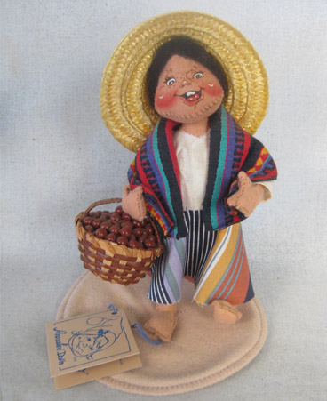Annalee South American Girl with Basket