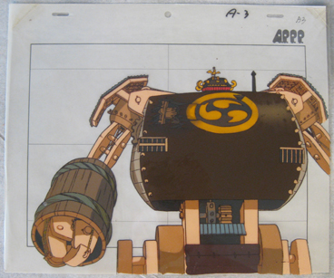 Robot Carnival Strange Tales of Meiji Machine Culture: Westerner's Invasion production cel $1200.00