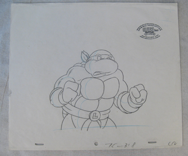 Cleanup drawing of Donatello - $15.00