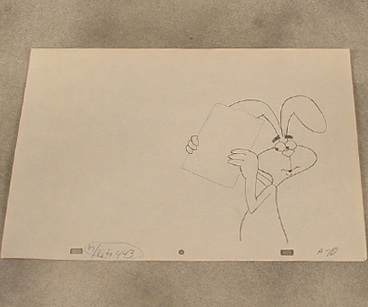 Trix Rabbit 1950s clean-up drawing 16-field $100.00