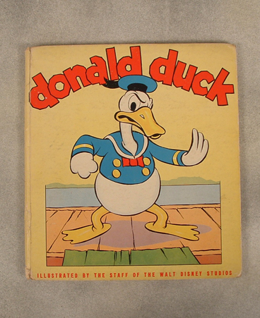1936 Donald Duck from Grosset & Dunlap and Walt Disney Entertainment, hard cover $750.00