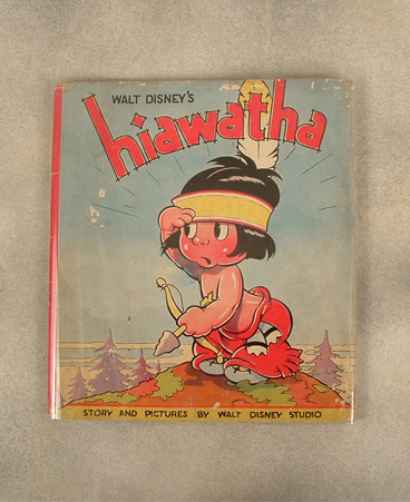 1937 Hiawatha from David McKay Co and Walt Disney Entertainment, hard cover with jacket $200.00