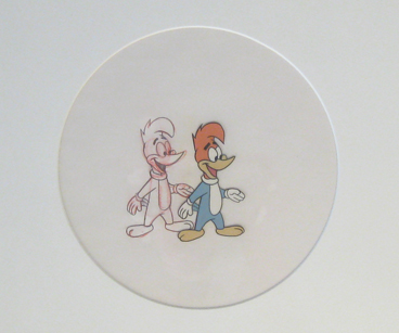 Woody Woodpecker with graphite line drawing $450.00