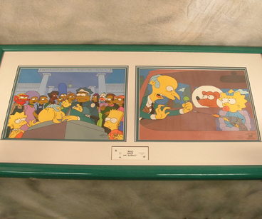 Who Shot Mr Burns handpainted limited edition. $800.00