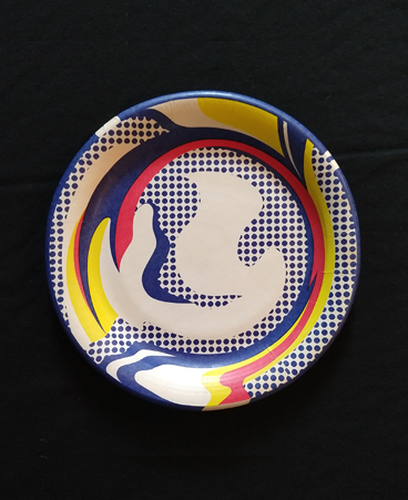 Roy Lichtenstein Plate screen print made for Bert Stern's On First in 1969 ed of 1000 framed $350.00 raw $250.00