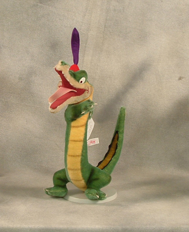 Steiff Ben Alligator from Fantasia 2000 set limited to one year production. Sequentially numbered. $500.00