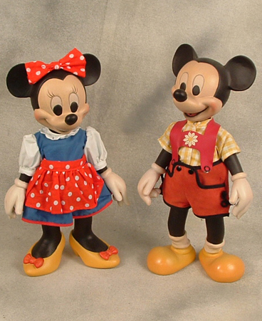 656900 Anri 14" Mickey & Minnie Mouse