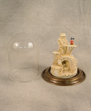 Goebel dome display for Asian series $60.00 Fantasia Mickey Sorcerer not available.