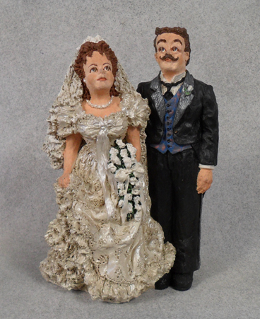 June McKenna Victorian Bride and Groom $70.00
