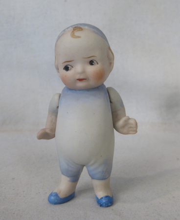 4" Nippon Boy in Pale Blue Outfit, Jointed Arms.