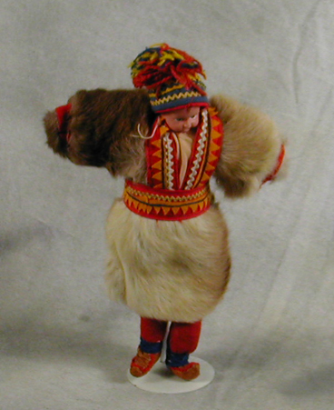 12" Lapp doll German celluloid all original dressed by Lapp natives circa 1940 $195.00