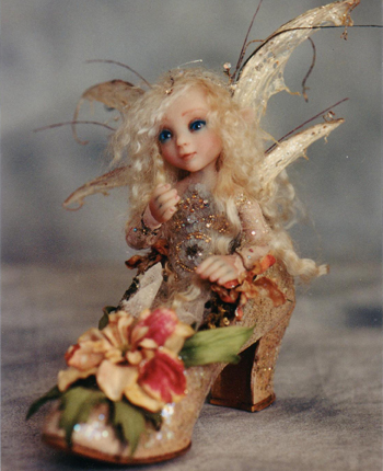 Gail Lackey's Fairy in a Shoe $1495.00