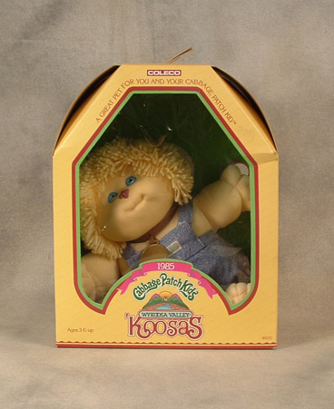 1985 Cabbage Patch Kids Koosas Blonde Dog $45.00