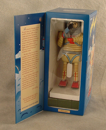 8" Spaceman remote controlled with space gun. Limited edition $35.00