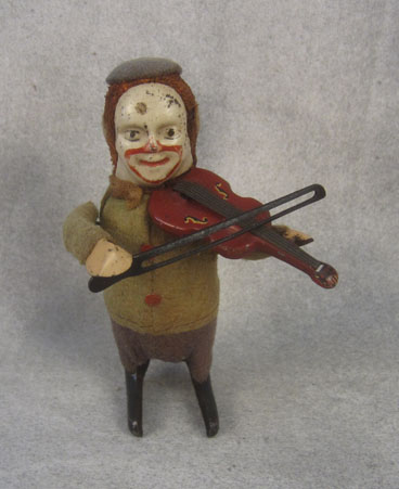 Schuco Clockwork Clown Violin Player. Working well $150.00