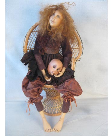 Yvonne Flipse doll with mask