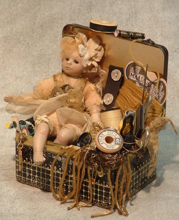 GSR's small elf in sewing box
