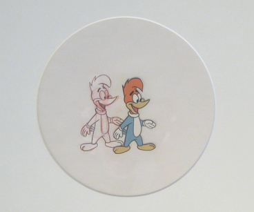 Woody Woodpecker cel and drawing