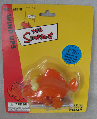 Wind-up Blinky the three-eyed fish
